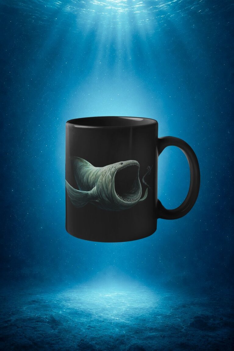Czarny kubek Bloop